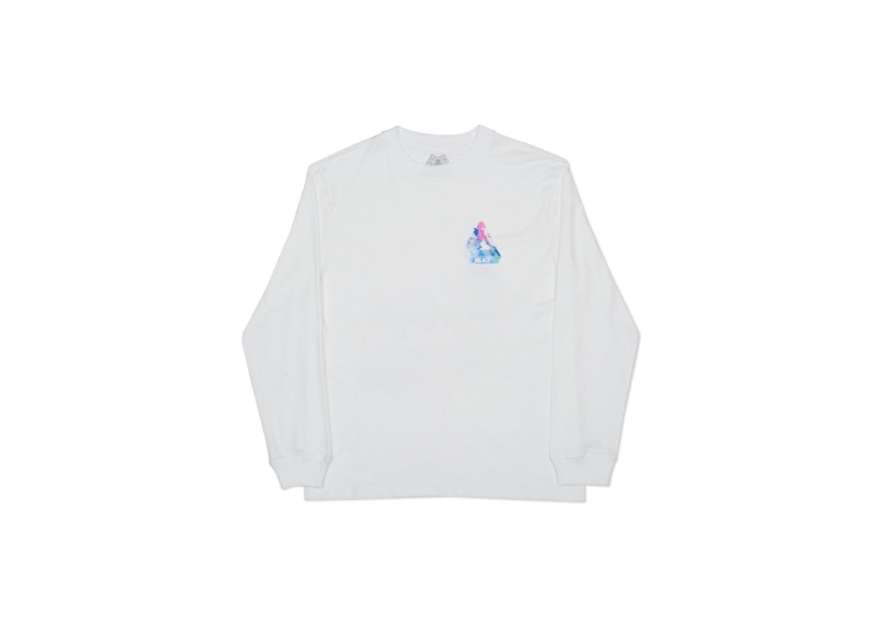 Palace Tri-Smudge L/S T-Shirt White
