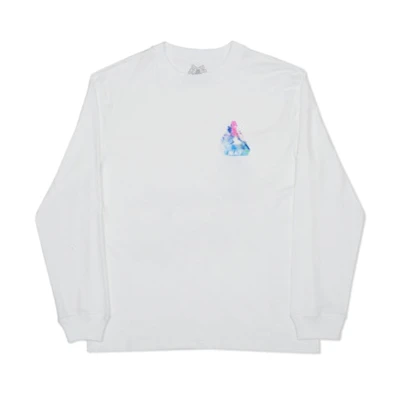 Palace Tri-Smudge L/S T-Shirt White