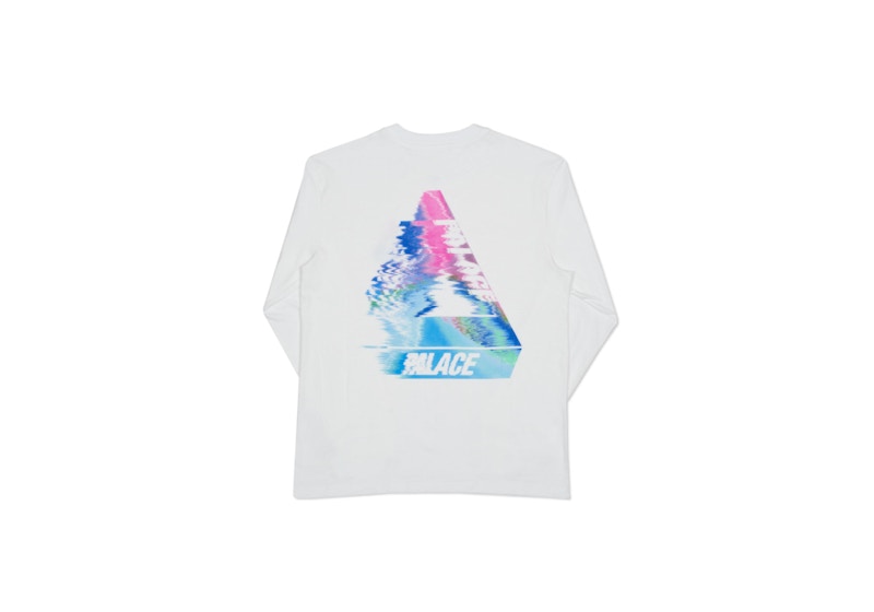 Palace Tri-Smudge L/S T-Shirt White 圖 2