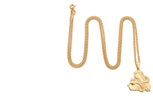 Palace Tri-Snake Pendant Gold