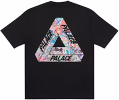 PALACE Tri-Sticker Logo Graphic Tee Unisex Black P21TS106 PALACE Tri-Sticker Logo Graphic Tee Unisex Black P21TS106