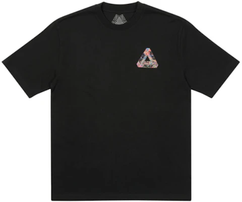 PALACE Tri-Sticker Logo Graphic Tee Unisex Black P21TS106 Lookbook PALACE Tri-Sticker Logo Graphic Tee Unisex Black P21TS106