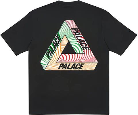 PALACE Tri-Tex T-Shirt Black Multicolor Triangle Graphic Unisex Tee. P18TS220 Buy PALACE Tri-Tex T-Shirt Black Multicolor Triangle Graphic Unisex Tee. P18TS220