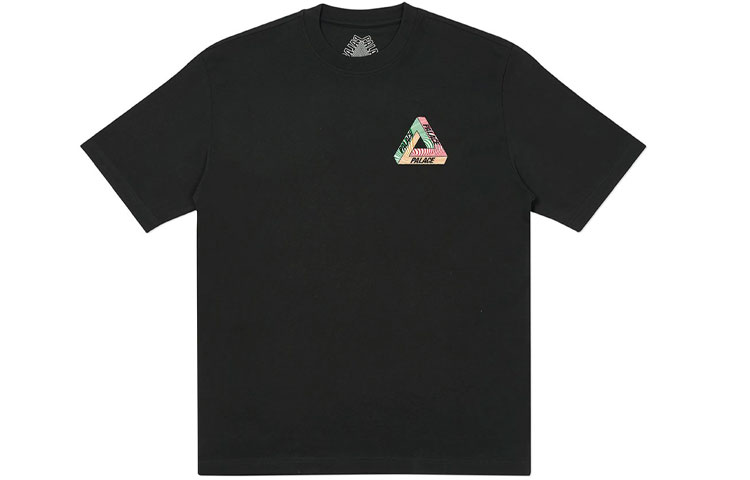 PALACE Tri-Tex T-Shirt Black Multicolor Triangle Graphic Unisex Tee. P18TS220 圖 3