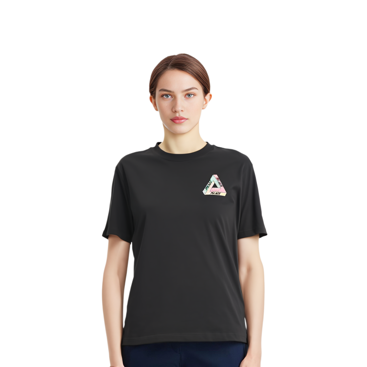 PALACE Tri-Tex T-Shirt Black Multicolor Triangle Graphic Unisex Tee. P18TS220 圖 5