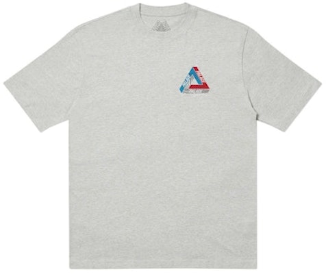 Palace Tri-Tex T-Shirt Grey Marl Order Palace Tri-Tex T-Shirt Grey Marl