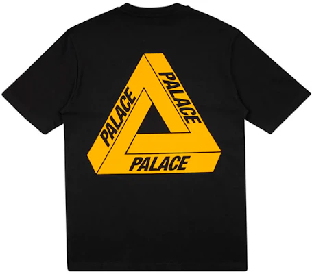 PALACE Tri-To-Help 慈善橙色三角LOGO黑色T恤 男女款 P18TS236 Order PALACE Tri-To-Help 慈善橙色三角LOGO黑色T恤 男女款 P18TS236