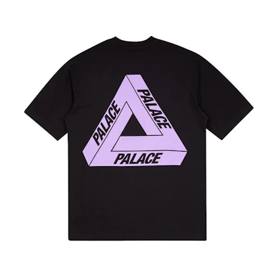 PALACE Tri-To-Help Charity Purple Triangle Tee Unisex Light Purple. P18TS232