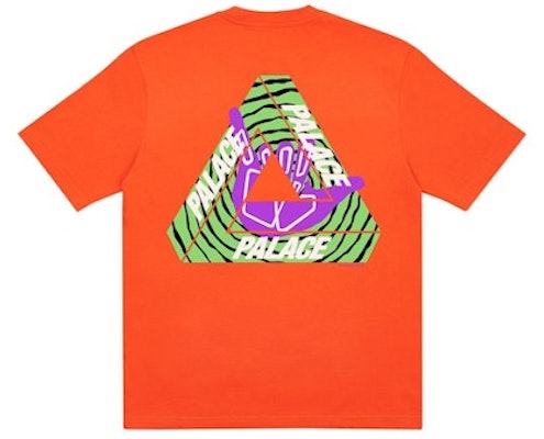Palace Tri-Zooted Shakka T-Shirt Dark Orange Buy Palace Tri-Zooted Shakka T-Shirt Dark Orange