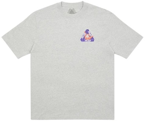 Palace Tri-Zooted Shakka T-Shirt Grey Marl Order Palace Tri-Zooted Shakka T-Shirt Grey Marl