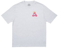 Palace Tri ‘Smiler T ‘Shirt Grey Marl Palace Tri ‘Smiler T ‘Shirt Grey Marl