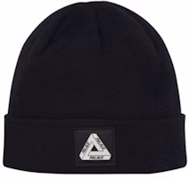 Palace Tri Ferg Patch Beanie Black Palace Tri Ferg Patch Beanie Black