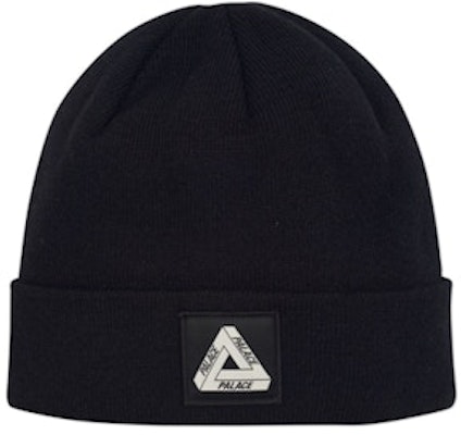 Palace Tri Ferg Patch Beanie Black Buy Palace Tri Ferg Patch Beanie Black