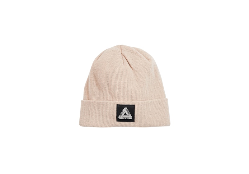 Palace Tri Ferg Patch Beanie Oatmeal