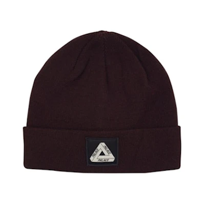 Palace Tri Ferg Patch Beanie Wine