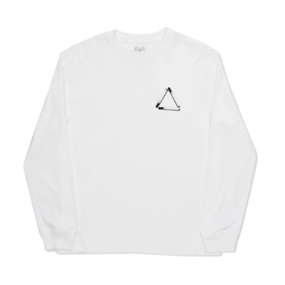 Palace Tri Smoke L/S T-Shirt White