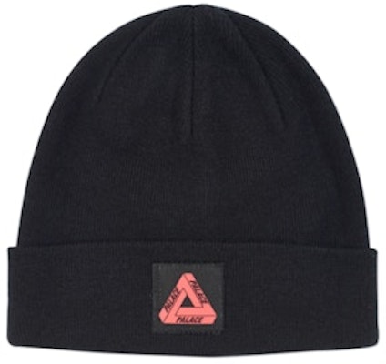 Palace Triferg Patch Beanie Black Buy Palace Triferg Patch Beanie Black