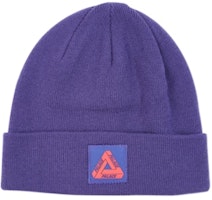 Palace Triferg Patch Beanie Purple Palace Triferg Patch Beanie Purple