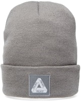 Palace Triferg Patch Beanie Silver Palace Triferg Patch Beanie Silver
