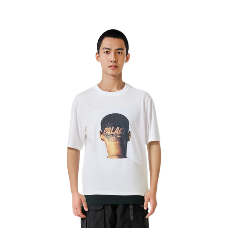 PALACE Trim Shaving Character Graphic Tee Unisex White. P13TS102 圖 4