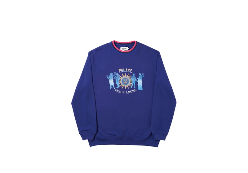 Buy パレス トリップ リブ クルー パープル
