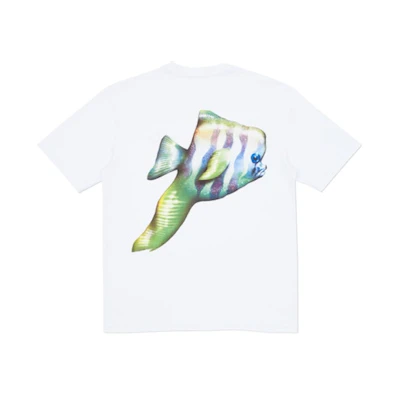 Palace Tropical Pish T-Shirt Black/Yellow/Blue