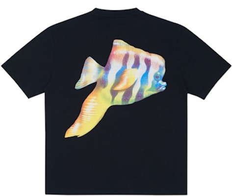 Palace Kaos Tropis Pish Hitam/Kuning/Biru Order Palace Kaos Tropis Pish Hitam/Kuning/Biru