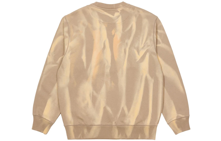 Lookbook Palace Try-Dye Tie-Dye Logo Sweatshirt Unisex Beige P20CS014