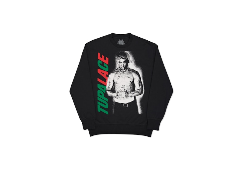 Buy Palace Tupalace 黑色圆领衫