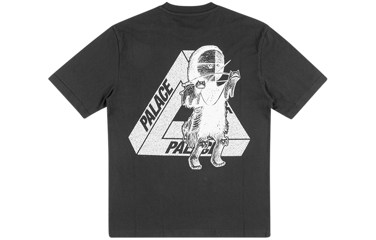 PALACE U Figure Graphic T-shirt Black Unisex Short Sleeve P17TS104 圖 2