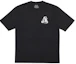 Buy Palace U形图案黑色T恤衫