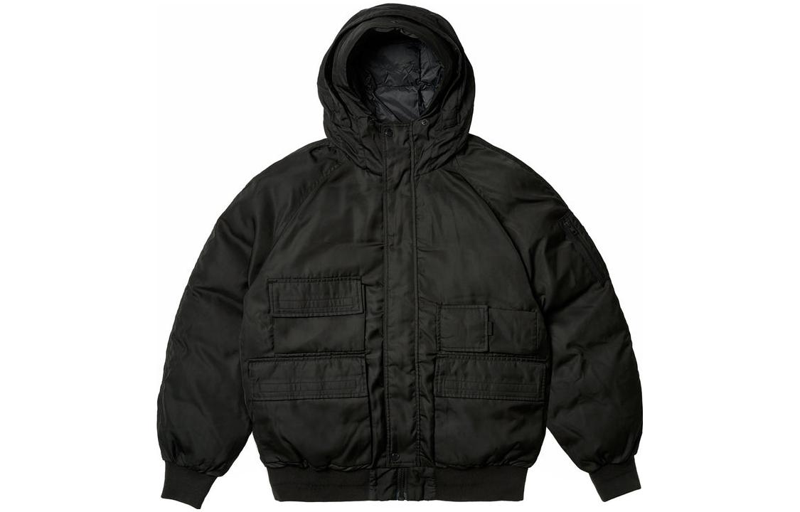 Lookbook PALACE Ultimo FW23 Hoodie Parka Hitam Utility Pocket Unisex. P25JK110