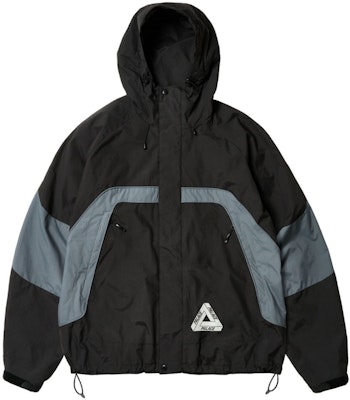 PALACE Ultimo FW23 Colorblock Drawstring Hooded Zip Jacket Unisex Black P25JK112 Buy PALACE Ultimo FW23 Colorblock Drawstring Hooded Zip Jacket Unisex Black P25JK112