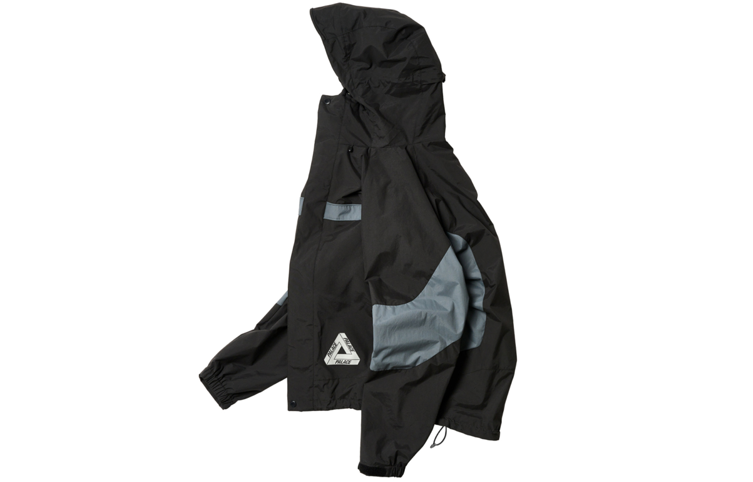 Purchase PALACE Ultimo FW23拼色抽绳连帽拉链夹克 男女同款 黑色 P25JK112