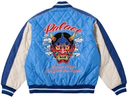 PALACE ULTIMO FW23 Devil Embroidered Bomber Jacket Blue Unisex P25JK116 PALACE ULTIMO FW23 Devil Embroidered Bomber Jacket Blue Unisex P25JK116