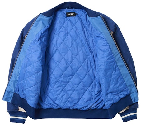 PALACE ULTIMO FW23 恶魔刺绣蓝色飞行夹克 男女同款 P25JK116 Shop PALACE ULTIMO FW23 恶魔刺绣蓝色飞行夹克 男女同款 P25JK116