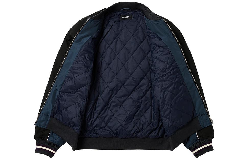 Shop PALACE ULTIMO FW23 Jaket Bomber Unisex Hitam Bordir Devil. P25LS014