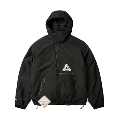 Palace ULTIMO FW23 GORE-TEX WINDSTOPPER Mask Jacket Black Unisex Hooded Jacket P25JK115
