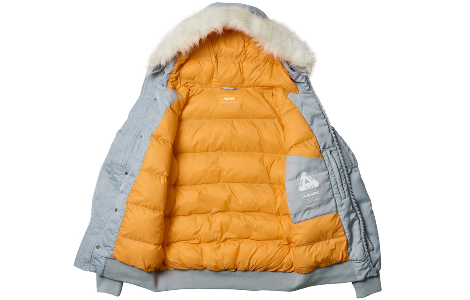 Purchase Jaket Parka Utility Berkerudung PALACE ULTIMO FW23 Abu-Abu Unisex. P25JK140