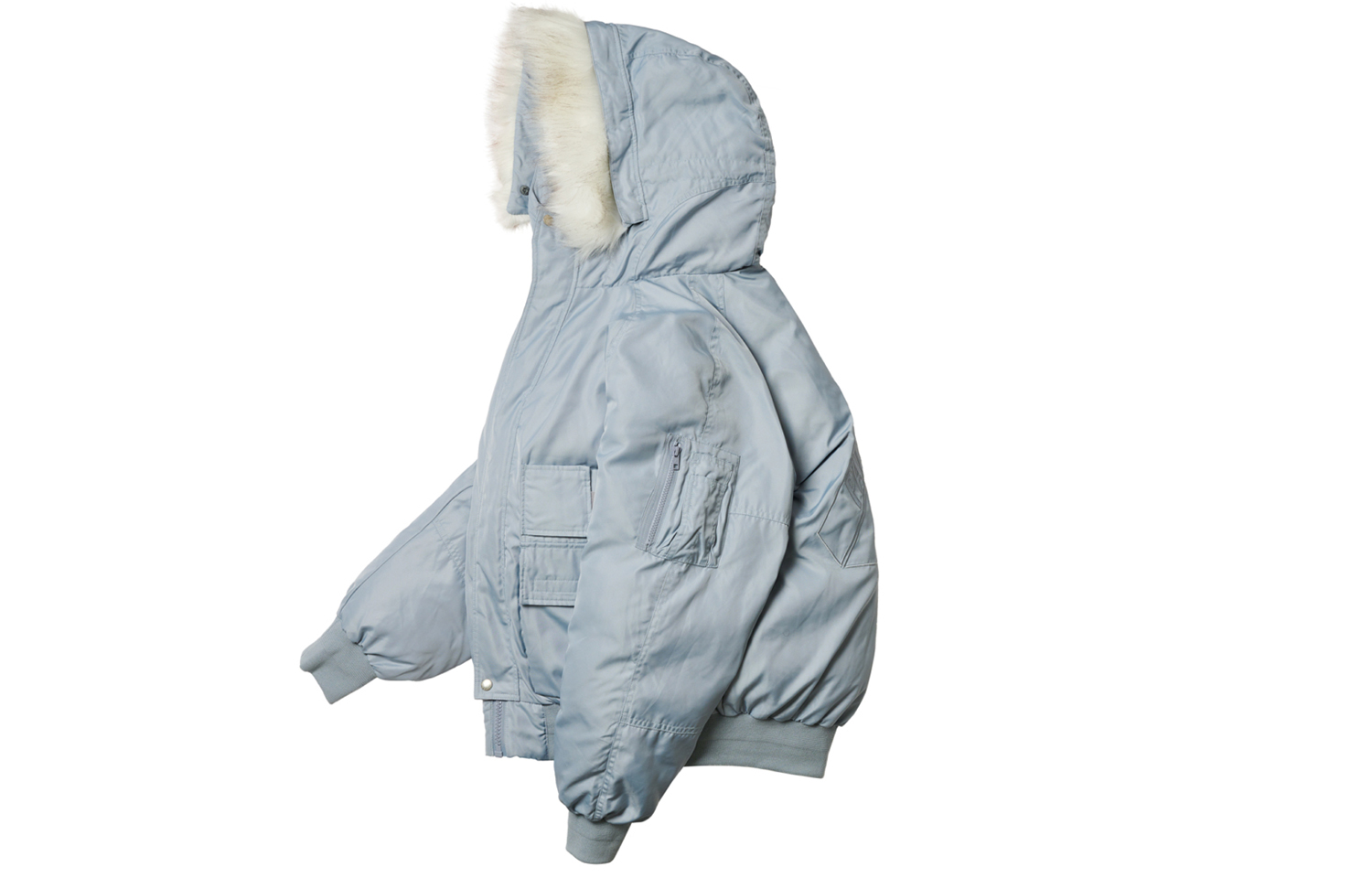 Details for Jaket Parka Utility Berkerudung PALACE ULTIMO FW23 Abu-Abu Unisex. P25JK140