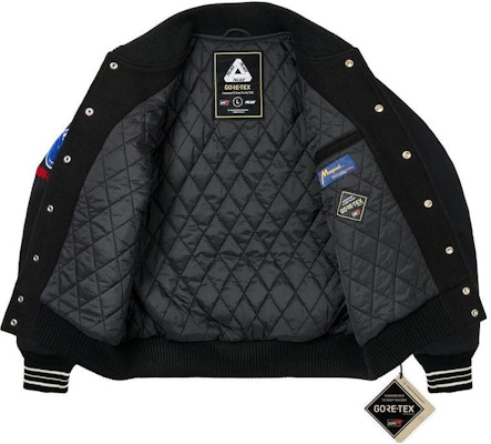 PALACE Ultimo FW23 Logo纽扣棒球夹克 黑色 男女款. P25JK137 Shop PALACE Ultimo FW23 Logo纽扣棒球夹克 黑色 男女款. P25JK137