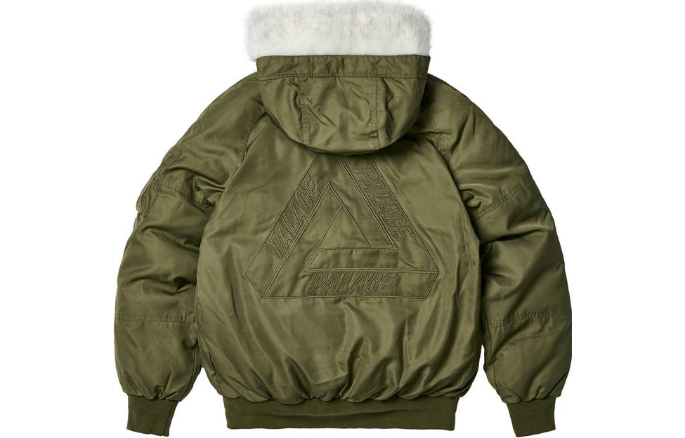 Details for PALACE ULTIMO FW23 橄欖綠多口袋工裝連帽外套 男女通用. P25JK124