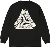 Palace Ultimo FW23 Triangle Graphic Crewneck Sweatshirt Unisex Black P25LS010 Palace Ultimo FW23 Triangle Graphic Crewneck Sweatshirt Unisex Black P25LS010