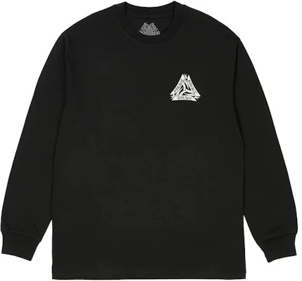 Palace Ultimo FW23 三角形圖案圓領長袖上衣 男女黑色 P25LS010 Lookbook Palace Ultimo FW23 三角形圖案圓領長袖上衣 男女黑色 P25LS010