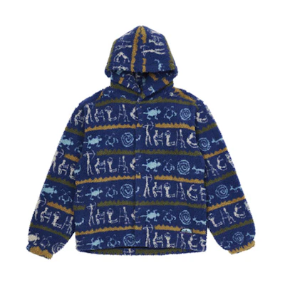 PALACE ULTIMO Unisex Fitted Fleece Hoodie Long Sleeve Jacket. P21JK033