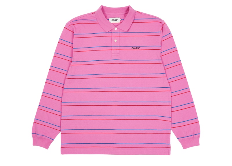 Buy パレス アンダーライン ポロシャツ (ピンク) P20ES103