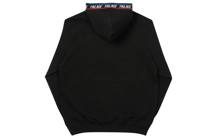 Palace Unisex Hoodie with Logo and Taped Detailing - Black P19CS192 圖 3