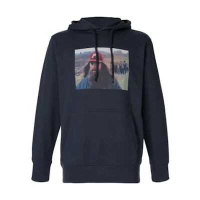 PALACE Unisex Jenny Hooded Sweatshirt Navy Blue PAL-SS18-054