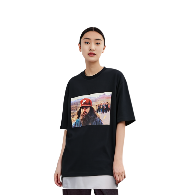 PALACE Unisex Solid Color Graphic Oversized Crewneck T-Shirt PLA-SS18-179 圖 4