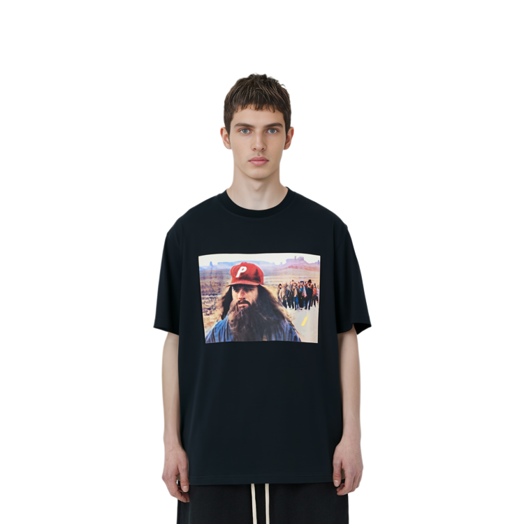 PALACE Unisex Solid Color Graphic Oversized Crewneck T-Shirt PLA-SS18-179 圖 5